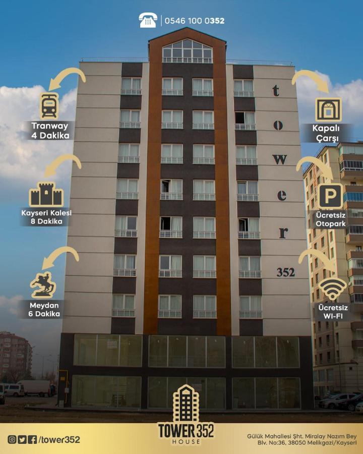 Tower352 Aparthotel Kayseri Luaran gambar
